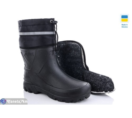 Чоловічі чоботи з піни на зиму (6 пар р.41-45) чорний  "LUCKY"