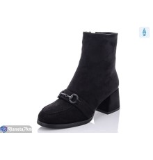 Черевики жіночі на зиму (6 пар р.36-40) чорний  "LOREDANA"