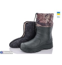 Чоловічі чоботи з піни на зиму (12 пар р.41-45) зелений  "LUCKY"