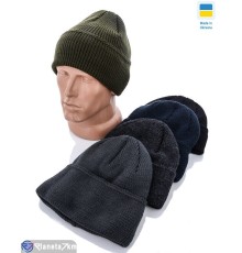Шапка чоловіча на зиму (5 шт. р.сетка One size) мікс  "VIOLA"
