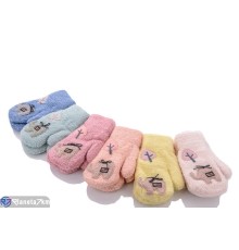 Рукавиці дитячі на зиму (12 шт. р.сетка 2-4) мікс  "RUBIBAS"