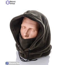 Чоловічий жилет із капюшоном на весну/осінь (3 шт. р.сетка One size) зелений  "Raluka"