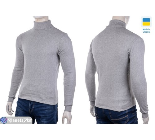 Чоловічий гольф на весну/осінь (2 шт. р.сетка One size) сірий "VIOLA" Чоловічий гольф на весну/осінь (2 шт. р.сетка One size) сірий "VIOLA"