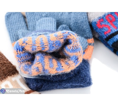 Рукавички дитячі на весну/осінь (12 шт. р.сетка 6-8) мікс  "RUBIBAS"