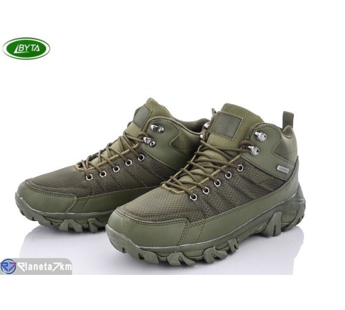 Черевики чоловічі на зиму (8 пар р.41-46) зелений  "Bayota"