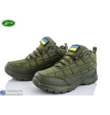Черевики чоловічі на зиму (8 пар р.41-45) зелений  "Bayota"