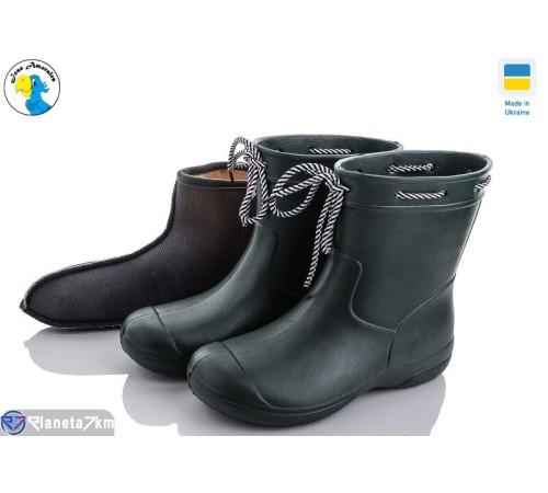 Жіночі чоботи з піни на весну/осінь (6 пар р.36-41) зелений  "Jose Amorales"