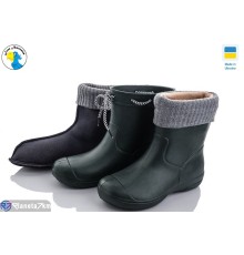 Жіночі чоботи з піни на весну/осінь (6 пар р.36-41) зелений  "Jose Amorales"