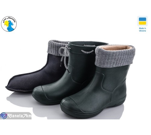 Жіночі чоботи з піни на весну/осінь (6 пар р.36-41) зелений  "Jose Amorales"