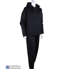 Спортивний костюм жіночий на весну/осінь (4 шт. р.сетка XL-4XL) чорний  "Ledyshine"