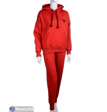 Спортивний костюм жіночий на весну/осінь (4 шт. р.сетка S-XL) червоний  "Ledyshine"