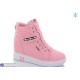 Снікерси жіночі на зиму (8 пар р.36-41) рожевий "YAMMI SHOES"