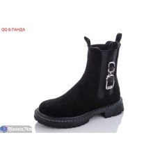 Черевики жіночі на весну/осінь (8 пар р.36-41) чорний  "QQ&Панда"
