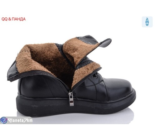 Черевики жіночі на весну/осінь (8 пар р.36-41) чорний "QQ&Панда" Черевики жіночі на весну/осінь (8 пар р.36-41) чорний "QQ&Панда"