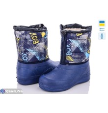 Дитячі чоботи з піни на зиму (6 пар р.28-34) синій  "Ladmir"