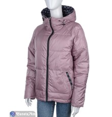 Куртка жіноча на весну/осінь (4 шт. р.сетка M-2XL) рожевий  "Mirella"