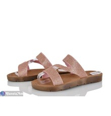 Шлепки жіночі на літо (8 пар р.36-41) рожевий  "LAIFA"