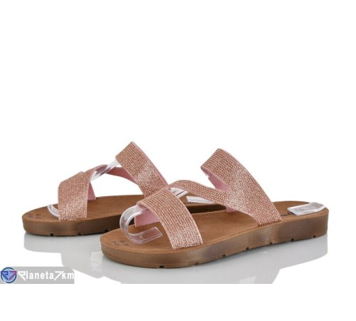 Шлепки жіночі на літо (8 пар р.36-41) рожевий  "LAIFA"