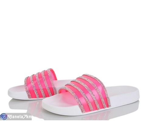 Шлепки жіночі на літо (8 пар р.36-41) рожевий  "LAIFA"