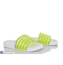 Шлепки жіночі на літо (8 пар р.36-41) зелений  "LAIFA"