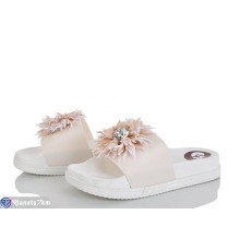 Шлепки жіночі на літо (8 пар р.36-41) білий  "LAIFA"