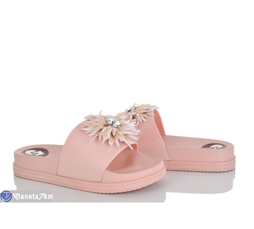 Шлепки жіночі на літо (8 пар р.36-41) рожевий  "LAIFA"