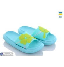 Шлепки дитячі на літо (12 пар р.30-35) зелений  "LULI"
