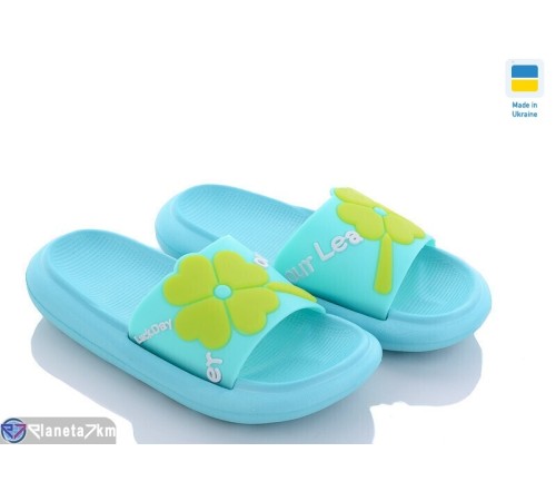 Шлепки дитячі на літо (12 пар р.30-35) зелений "LULI" Шлепки дитячі на літо (12 пар р.30-35) зелений "LULI"