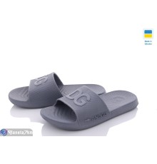 Шлепки чоловічі на літо (8 пар р.40-46) сірий  "Korka"