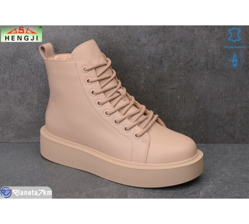 Черевики жіночі на весну/осінь (8 пар р.36-40) бежевий  "HENGJI-ELENA"