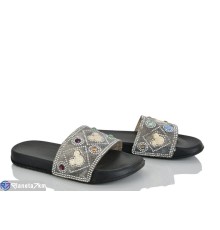 Шлепки дитячі на літо (12 пар р.30-35) чорний  "Laifakids"