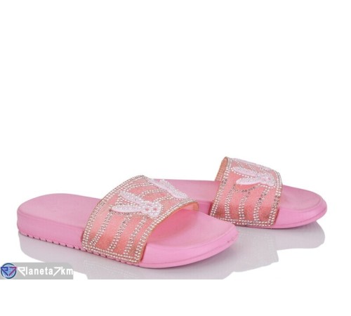 Шлепки дитячі на літо (12 пар р.30-35) рожевий  "Laifakids"