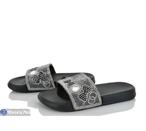 Шлепки дитячі на літо (12 пар р.30-35) чорний  "Laifakids"