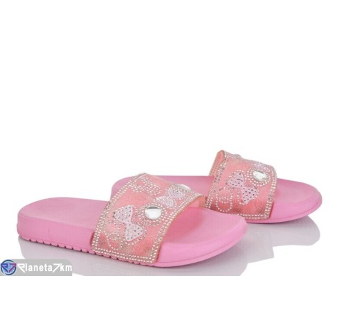 Шлепки дитячі на літо (12 пар р.30-35) рожевий  "Laifakids"