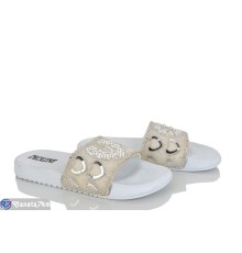 Шлепки жіночі на літо (12 пар р.36-41) білий  "LAIFA"