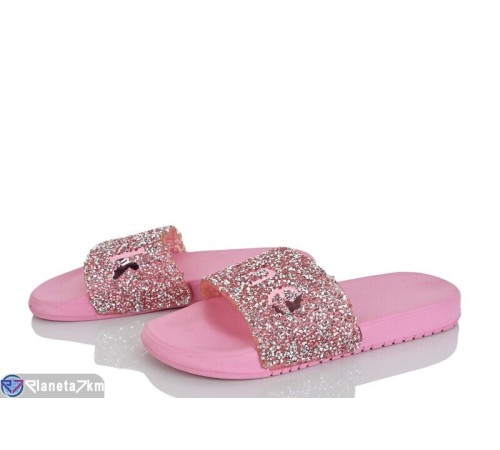 Шлепки жіночі на літо (12 пар р.36-41) рожевий  "LAIFA"