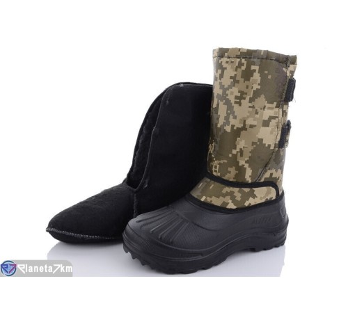 Чоловічі чоботи з піни на зиму (12 пар р.41-46) хакі  "Gelena"