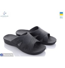 Шлепки чоловічі на літо (12 пар р.41-45) чорний  "Acorus"