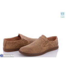 Туфлі чоловічі на літо (8 пар р.40-45) коричневий  "KULIBABA"