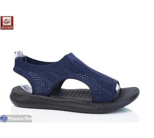 Босоніжки жіночі на літо (8 пар р.37-42) синій  "WSMR"