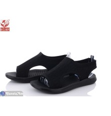 Босоніжки жіночі на літо (8 пар р.36-41) чорний  "WSMR"