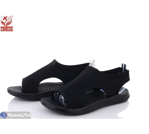 Босоніжки жіночі на літо (8 пар р.36-41) чорний  "WSMR"