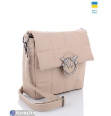 Сумка жіноча 21*22*7 см,  бежевий  "Lusia"