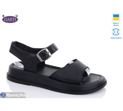 Босоніжки жіночі на літо (6 пар р.36-40) чорний  "Garti"
