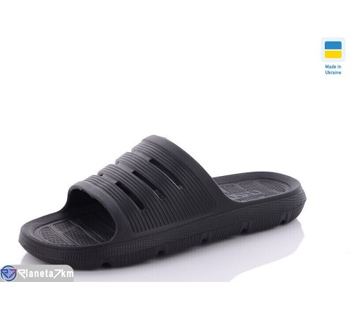 Шлепки чоловічі на літо (6 пар р.41-45) чорний  "LUCKY"