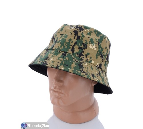 Панама чоловіча на весну/осінь (5 шт. р.сетка 57-58) зелений  "CAROLLA"