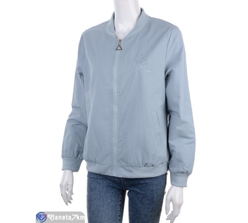 Куртка жіноча на весну/осінь (3 шт. р.сетка XL-3XL) сірий "Mirella" Куртка жіноча на весну/осінь (3 шт. р.сетка XL-3XL) сірий "Mirella"