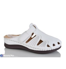 Шлепки жіночі на літо (8 пар р.37-42) білий  "ZORINA"