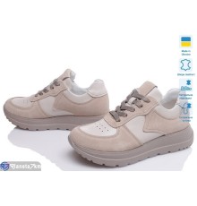 Кросівки жіночі на весну/осінь (6 пар р.36-40) бежевий  "TIMUS-OPT"