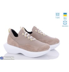 Кросівки жіночі на весну/осінь (6 пар р.36-40) бежевий  "Speranza"